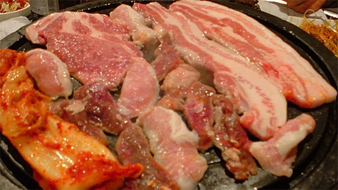風上からネギでピリピリ攻撃されて凹むけどウマイ「豚焼肉 とんちゃん」